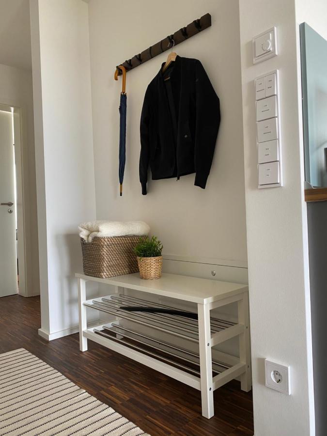 Modernes Apartment Am Hafen Mit Seeblick 그로스래셴 외부 사진